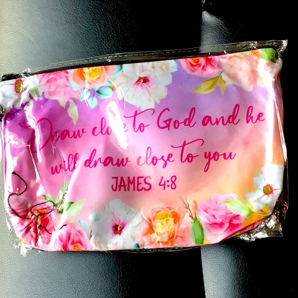 Cosmetic Makeup Bag Draw Close To God And He Will Draw Close To You New …